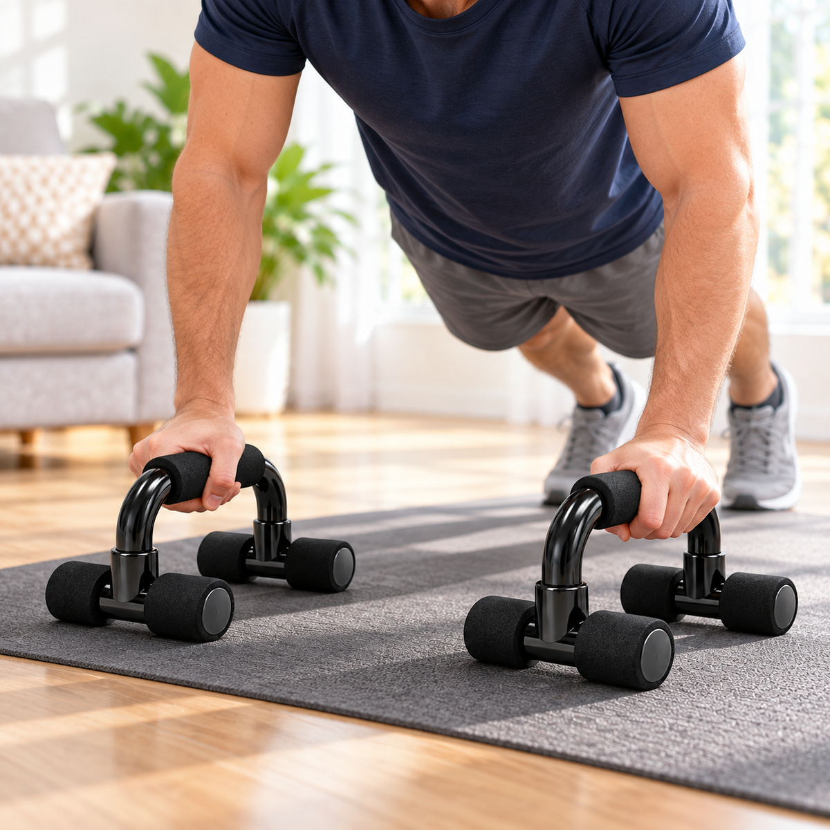 ProFlex Push-Up Bars — lifestyle