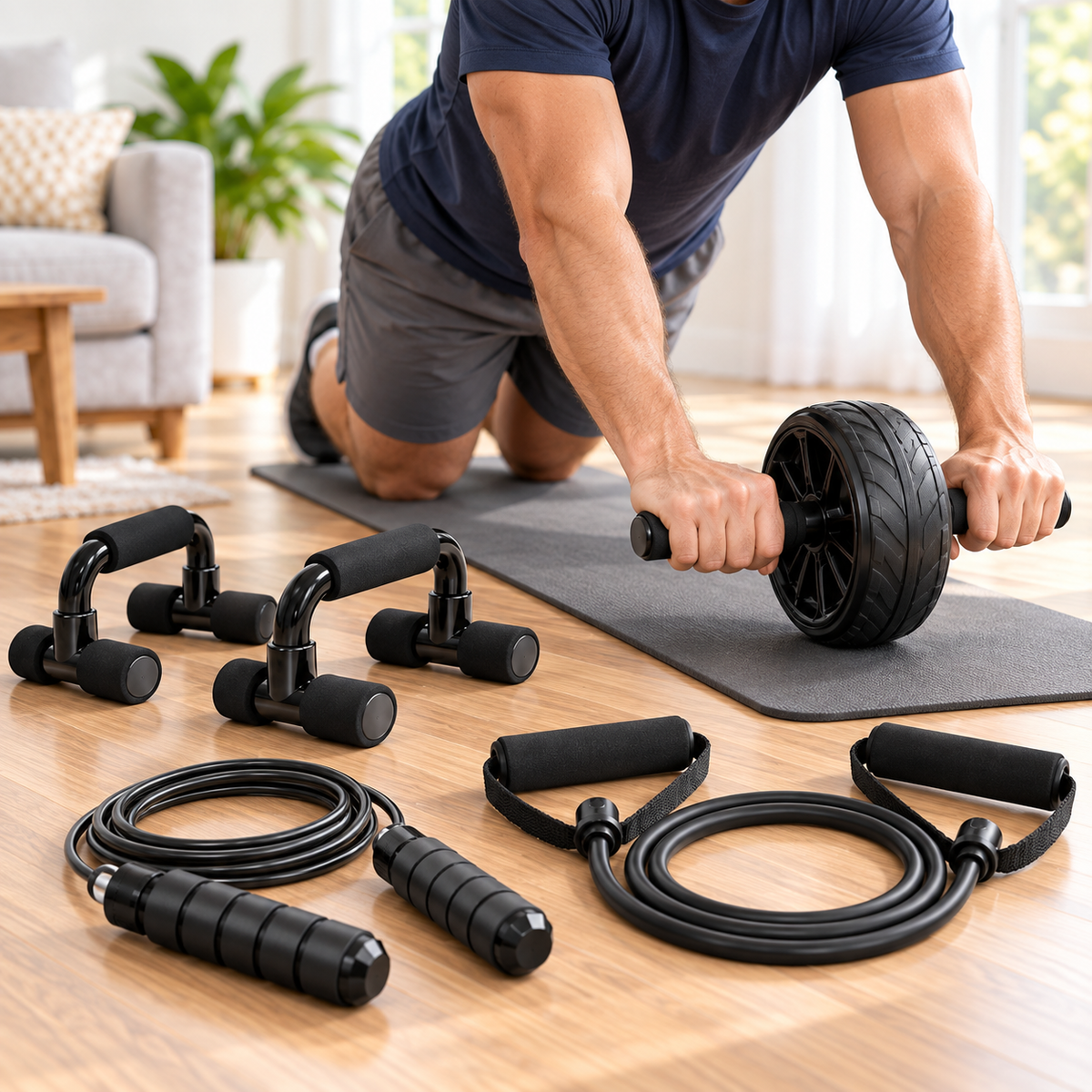 ProFlex Home Gym Starter Set — lifestyle